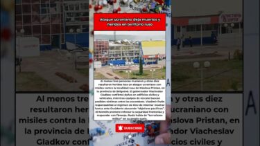 🔥 Ataque ucraniano en Rusia deja víctimas #Rusia #Ucrania #Guerra