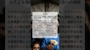 コロモイスキー氏逮捕、人権団体が手続きの不正を指摘：ウクライナ司法への波紋｜UNIAN｜2024/05/24｜人権・難民