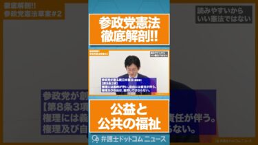 「公共の福祉」より人権制約が強い？「公益」の問題点 #参政党 #憲法 #神谷宗幣