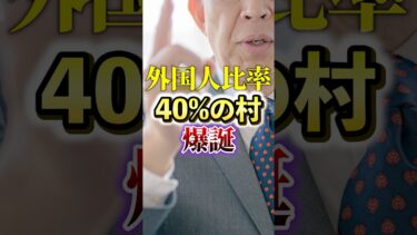 【移民問題】外国人比率 40%の村が誕生【外国人問題】