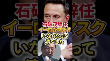 【移民推進派 石破茂】イーロンマスク から嫌われていた【移民問題｜外国人問題】