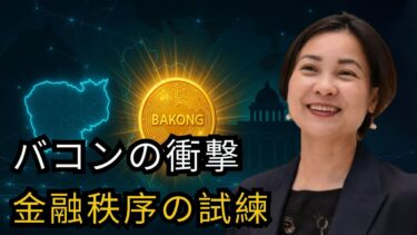 カンボジアの「バコン」| デジタル通貨革命は東南アジアと日本経済を揺るがすのか？
