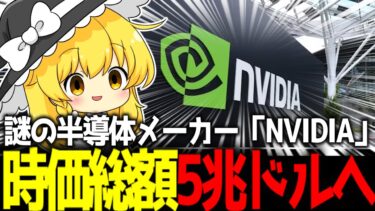 謎の半導体メーカー「NVIDIA」、時価総額5兆ドル突破。AIバブルは本当に存在するのか？AI本人に聞いたら衝撃の回答が…【ガジェットニュース】【ゆっくり解説】