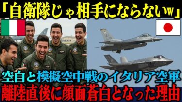【海外の反応】「空自が相手？楽勝だよw」航空自衛隊と模擬空中戦を実施したイタリア空軍が、離陸直後に絶句した衝撃の理由【海外レビュー】【日本称賛】