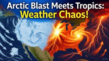 Arctic Blast Meets Tropics: Weather Chaos!#WeatherAlert #StormUpdate