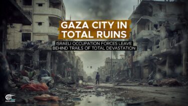 Gaza City in total ruins: Israeli occupation forces leave behind trails of
