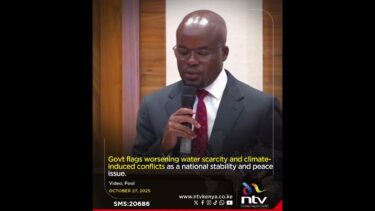 Govt flags worsening water scarcity and climate-induced conflict