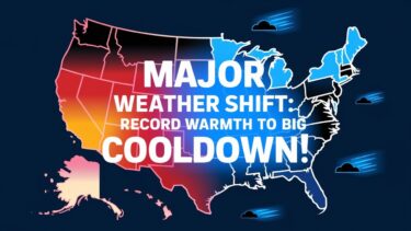 Major Weather Shift: Record Warmth to Big Cooldown!#WeatherUpdate #ColdFront