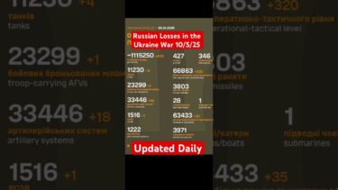 Russian Losses in the Ukraine War 10/5/25 Updated Daily