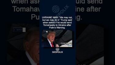 Trump Signals Tomahawk Threat to Russia, Ukraine War Escalation Possible