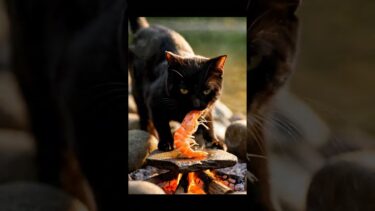 信じられない速さ!ぽっちゃり猫のごはんタイム🐾✨ #shorts #猫 #食べる猫 #日本
