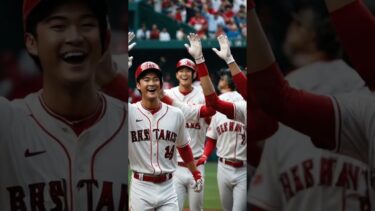 大谷翔平、地区シリーズ第1戦の先発決定！二刀流で挑むPS初登板 #大谷翔平 #ドジャース #二刀流 #MLB #ポストシーズン #ショート動画