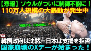 【海外の反応】日本の決断が波紋を呼ぶ ソウル危機で国際社会が動き出した