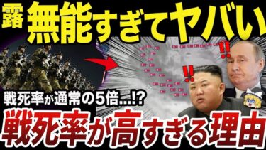 【ゆっくり解説】ロシア軍と北朝鮮兵の戦死率があまりにも高すぎる残念な理由
