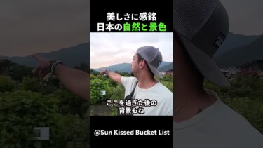【海外の反応】外国人夫婦は日本の自然に感動しました！#外国人のリアクション #日本の凄さ #日本文化 #日本観光 #日本グルメ #驚きのニッポン