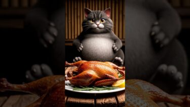 【爆食実況】ぽっちゃり猫の戦いが始まる🔥🐱 #shorts #猫 #食べる猫 #日本