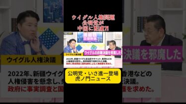 中共によるウイグル人権侵害非難、公明党が邪魔をした⁈実際は国際社会の共通認識である「懸念」を表明!人権状況の調査を中国に要求するのは当然!