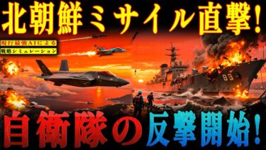 全面戦争勃発!? 北朝鮮ミサイルが日本直撃! 自衛隊の反撃シナリオをAIが完全再現!