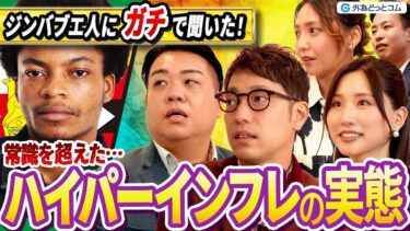 【インフレ特集】ジンバブエ人にガチで聞いた！常識を超えたハイパーインフレの実態／わらふぢなるおの投資家なるよ