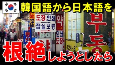 【海外の反応】「狂っていく反日政策」韓国が日本語由来のものを全面禁止にするも日本語文化が根づきすぎて根絶不可能なことが明らかに【世界のJAPAN】