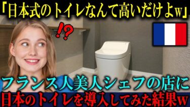 【海外の反応】「日本式のトイレなんていらないわw」フランスの美人シェフの店に日本のトイレを導入して5日後、街中が大パニックになった理由w【海外レビュー】【日本称賛】