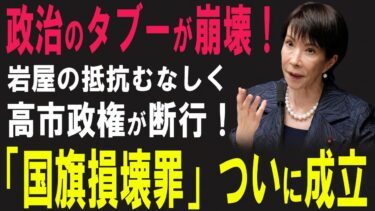 【高市早苗】日本の夜明け!国旗損壊罪と経済安保で「覚醒」する国家!この政権で何が激変するのか?【完全解説】