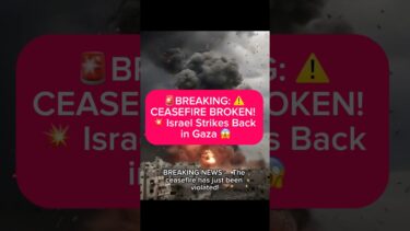 🇮🇱 BREAKING: Israel Strikes Gaza After Ceasefire Violation 💥 “Deal Broken!