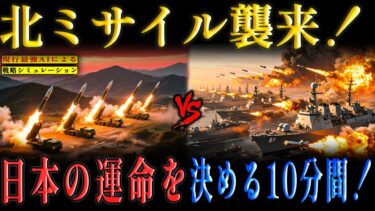北朝鮮ミサイルが日本に落下！初動10分で運命が決まる、自衛隊の迎撃と日本の未来【AIシミュレーション】