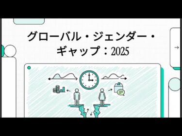 グローバル・ジェンダー・ギャップ：世界経済フォーラム2025