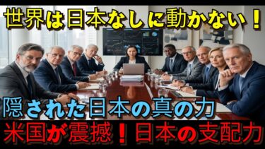 【衝撃】「日本なしでは世界は成り立たない！」米国が震撼した“隠れた５大産業”の真実