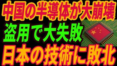 【中国崩壊】半導体産業が異常事態⁉止まらない工場停止!日本の半導体技術に依存する理由とは・・・