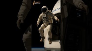 Astronaut Just Jumped Off a SpaceX Ship?! 🛸🔥 #SpaceX #SpaceJump #WTH