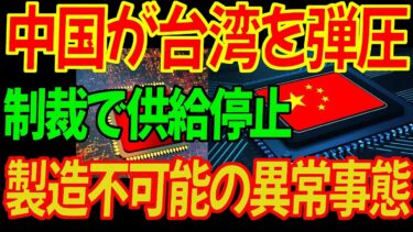 【中国半導体崩壊】TSMCが“全面供給停止”を最終決断！対中制裁で産業基盤が瓦解寸前【海外の反応】