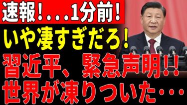 【衝撃】習近平、高市早苗首相へ“緊急声明”！日中関係が歴史的転換へ…