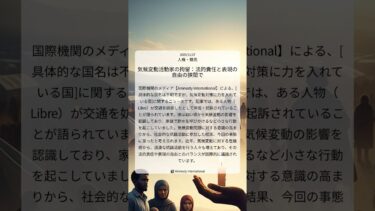 気候変動活動家の拘留：法的責任と表現の自由の狭間で｜Amnesty International｜2025/11/27｜人権・難民