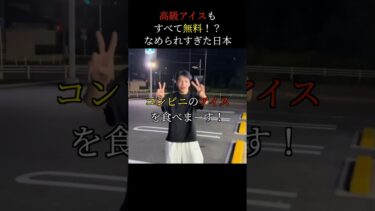 【日本】これは決定的証拠だろ！　#日本 #海外の反応 #コンビニ #ローソン #買い物 #アイス