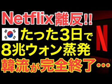 【海外の反応】Netflix撤退で隣国エンタメが崩れ落ちる！誰も信じなかった終わりが来た…韓流完全終了・・【にほんのチカラ】
