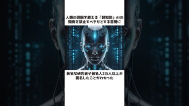 人類を脅かす存在「超知能AI」の開発停止を求める声が世界で拡大 #shorts #反応集 #ニュース