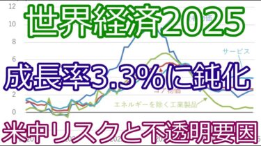 世界成長率が鈍化｜2025年の経済見通しとリスクをわかりやすく解説