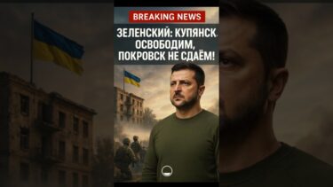 💣 Зеленский: Купянск освободим, Покровск не сдаём!