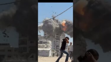 អ៊ីស្រាអែបានទម្លាក់គ្រាប់បែកទៅលើអាគារនៅ នៅតំបន់Gaza