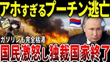 【ゆっくり解説】ロシア国民プーチン大統領の辞任を要求！ガソリン枯渇でインフラ崩壊…。