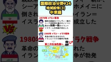 【国際政治分野】#24地域紛争(3)中東編