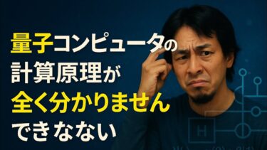 【ひろゆき】量子コンピュータの計算原理が全く分かりませんー　ひろゆき切り抜き　20251025