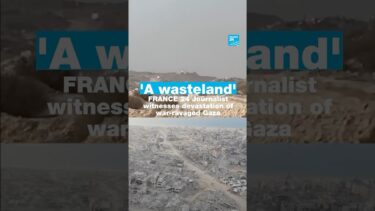“A wasteland”: FRANCE 24 journalist witnesses devastation of war-ravaged Gaza •