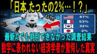 【AIも衝撃！】アメリカ人経済学者が絶句した日本の2%に隠された真実【世界の反応】
