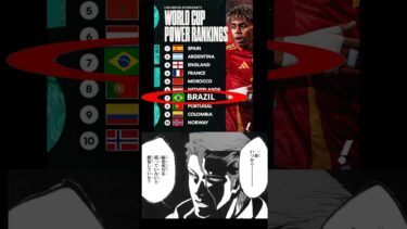 とある海外記者のW杯パワーランキング、日本の評価が…あいつの仕業だった【サッカー日本代表/アルゼンチン代表/ポルトガル代表/藍染惚右介】