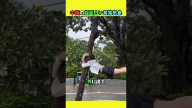 中国の超面白い異常気象