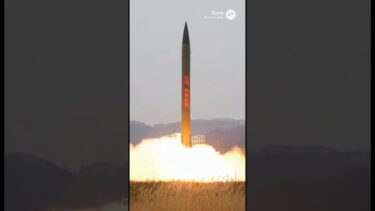 北朝鮮からミサイルが発射される　#ai #aivideo
