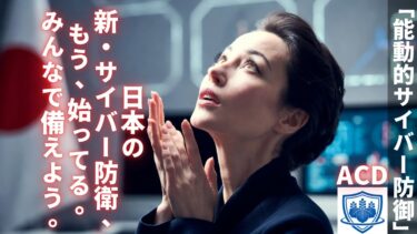🇯🇵日本の国家安全保障「能動的サイバー防御(ACD)」もう始ってる！皆で備えよう⭐️